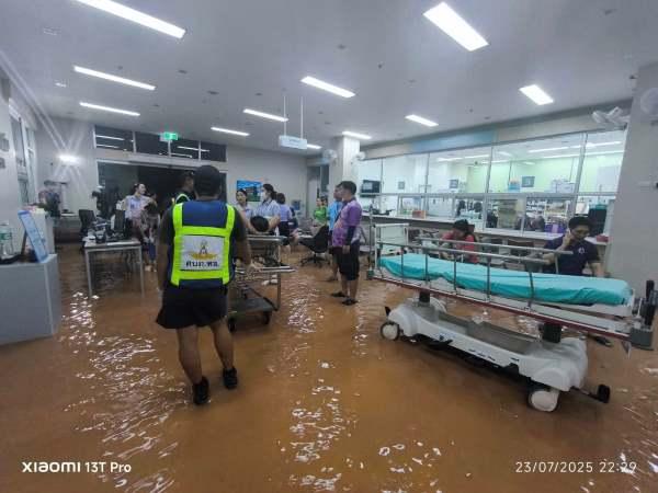 วิภาท่วมหนักน่าน วัดภูมินทร์ โรงพยาบาล