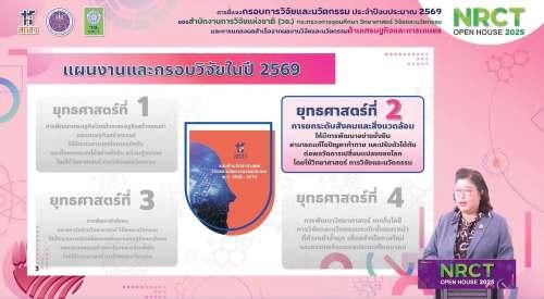 วช. เปิดกรอบวิจัยปี69เน้นเศรษฐกิจและการเกษตร