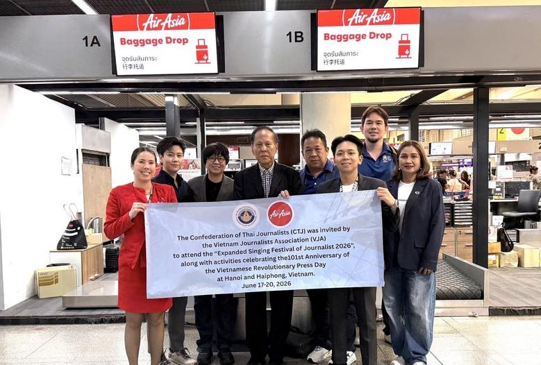 สมาพันธ์สื่อมวลชนไทยฯ ไปร่วมฉลอง 101 ปี วันสื่อมวลชนปฏิวัติเวียดนาม