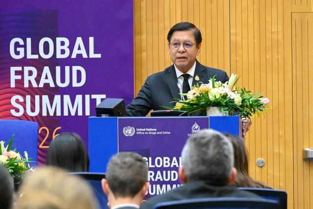 ไทยประกาศก้องโลกต้านโกงเรียกร้องรับมือออนไลน์สแกมเมอร์