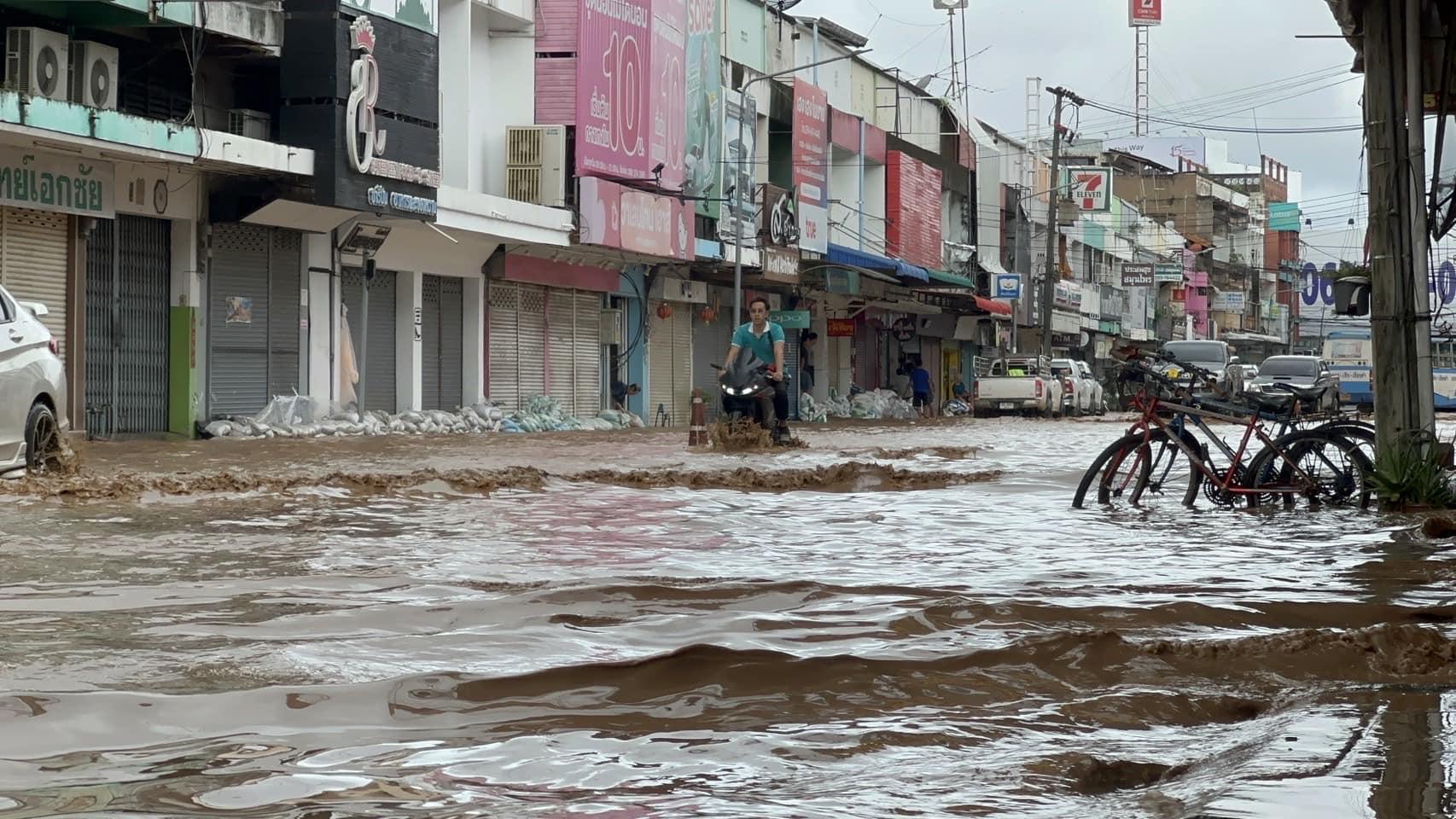 สนทช.เตือนแม่น้ำโขงล้นฝนซ้ำเหนืออีสาน